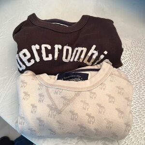 Abercrombie and Fitch boys long sleeve shirts
